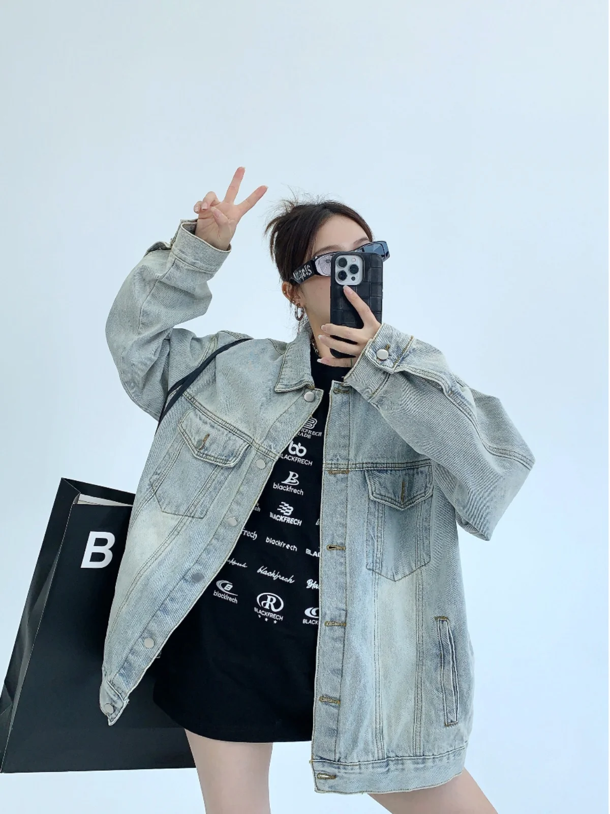 

Джинсовое джинсовое платье в стиле ретро, женское свободное цветное уличное длинное хлопковое пальто на пуговицах для пар