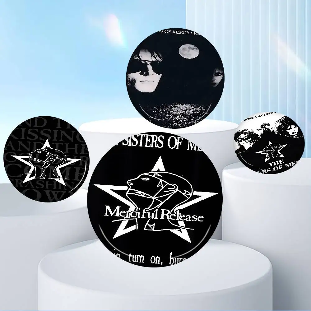 The S-Sisters of Mercy band 58mm Cute Series Pins Funny Badge Interesting Animals Brooches Backpack Clothes Gift Accessory