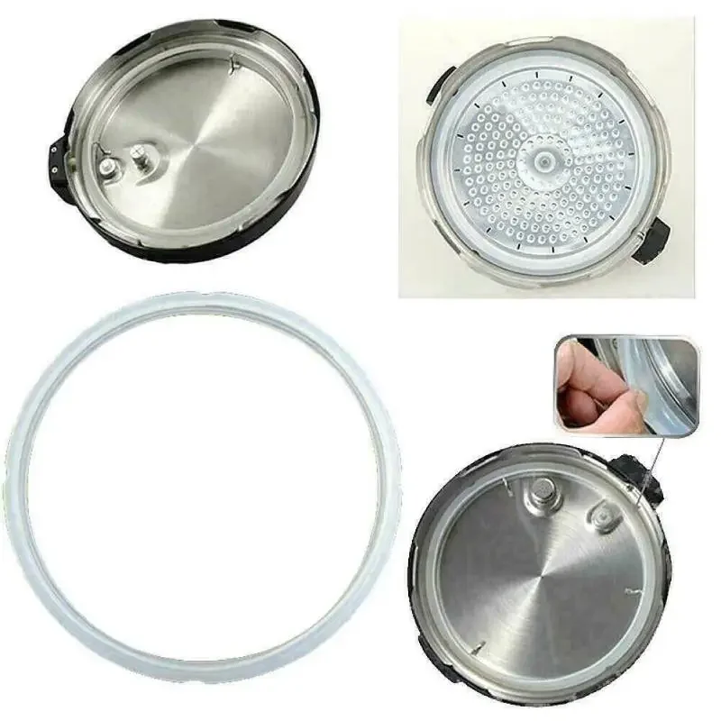 18-32cm Clear Silicone Pressure Cooker Sealing Ring Replacement Gasket Fit Instant Pot Kitchen Cooker Accessory