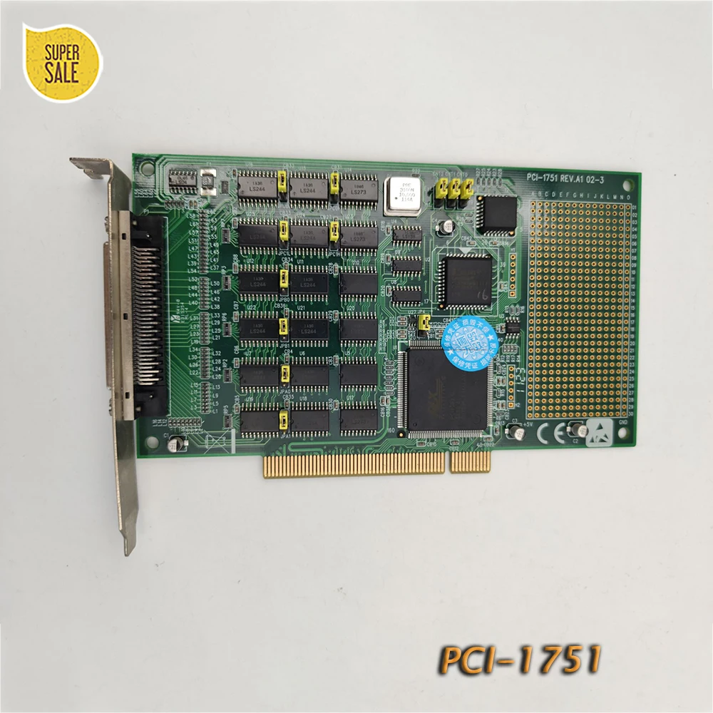 PCI-1751 REV.A1 48-Channel Universal Digital I/O And Counting Card For Advantech