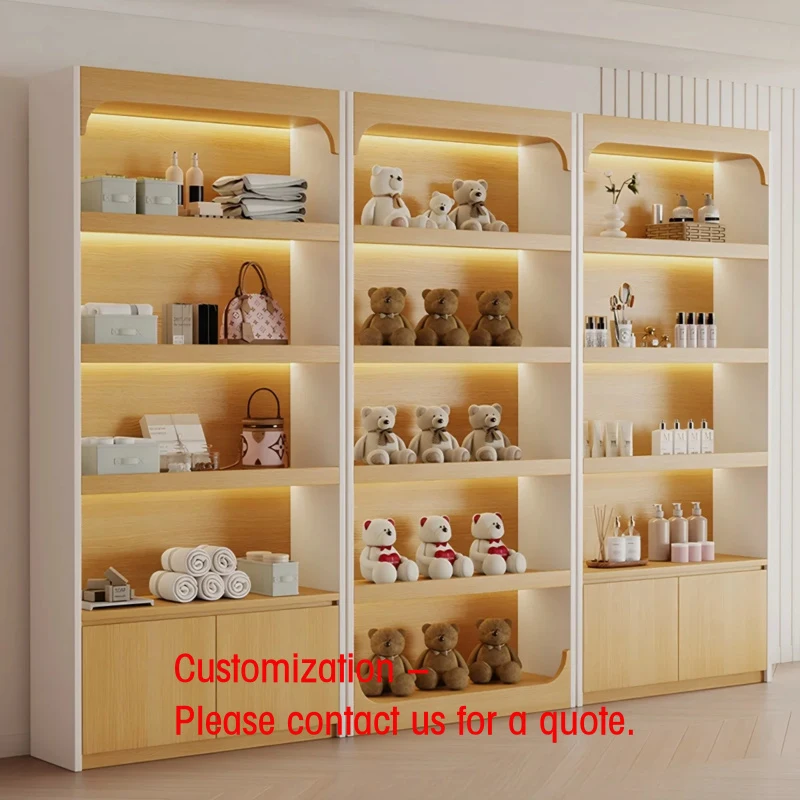custom.Elegant Cosmetics Multi-layer Shelf Products Beauty Salons, Nail Displays, and Pet Skincare Storage Rack