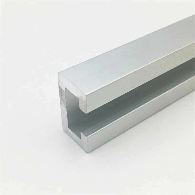 C-shaped groove guide rail aluminum profile rod bar Aluminum slide rail and aluminum groove DIY material
