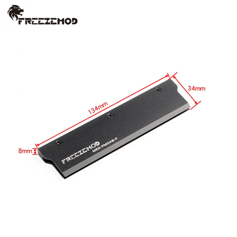 FREEZEMOD PC DDR5 RAM Heatsink Radiator Aluminum Video Memory Cooler with Silicone Heat Conducting Pads Water Cooler 2PCS