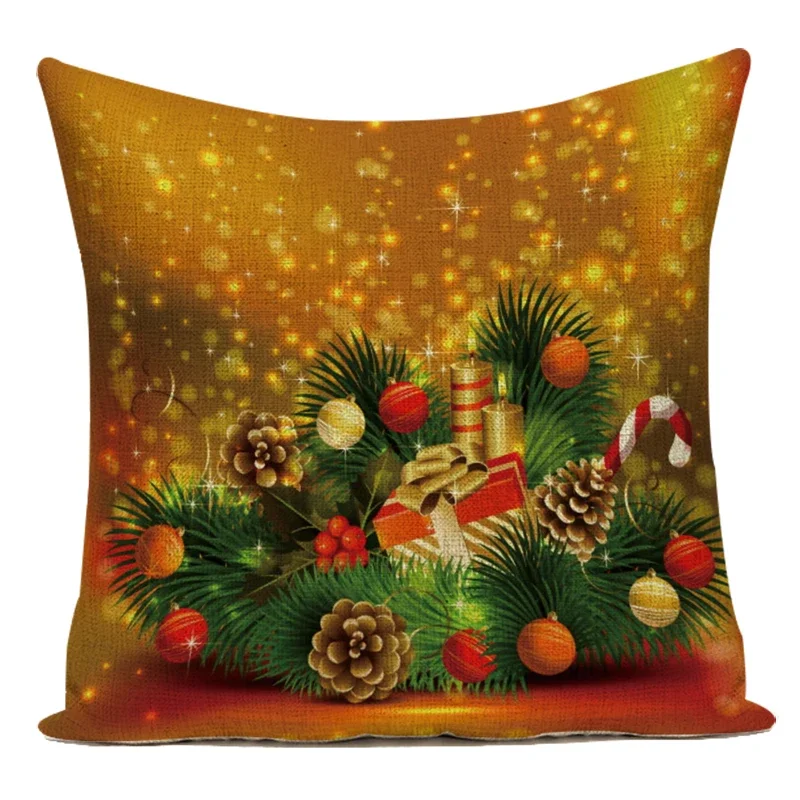Decorative Throw Pillows Case  Cojines Decorativos Para Sofa Christmas Cushion Covers Pillow Cover for Home Sofa Decoration