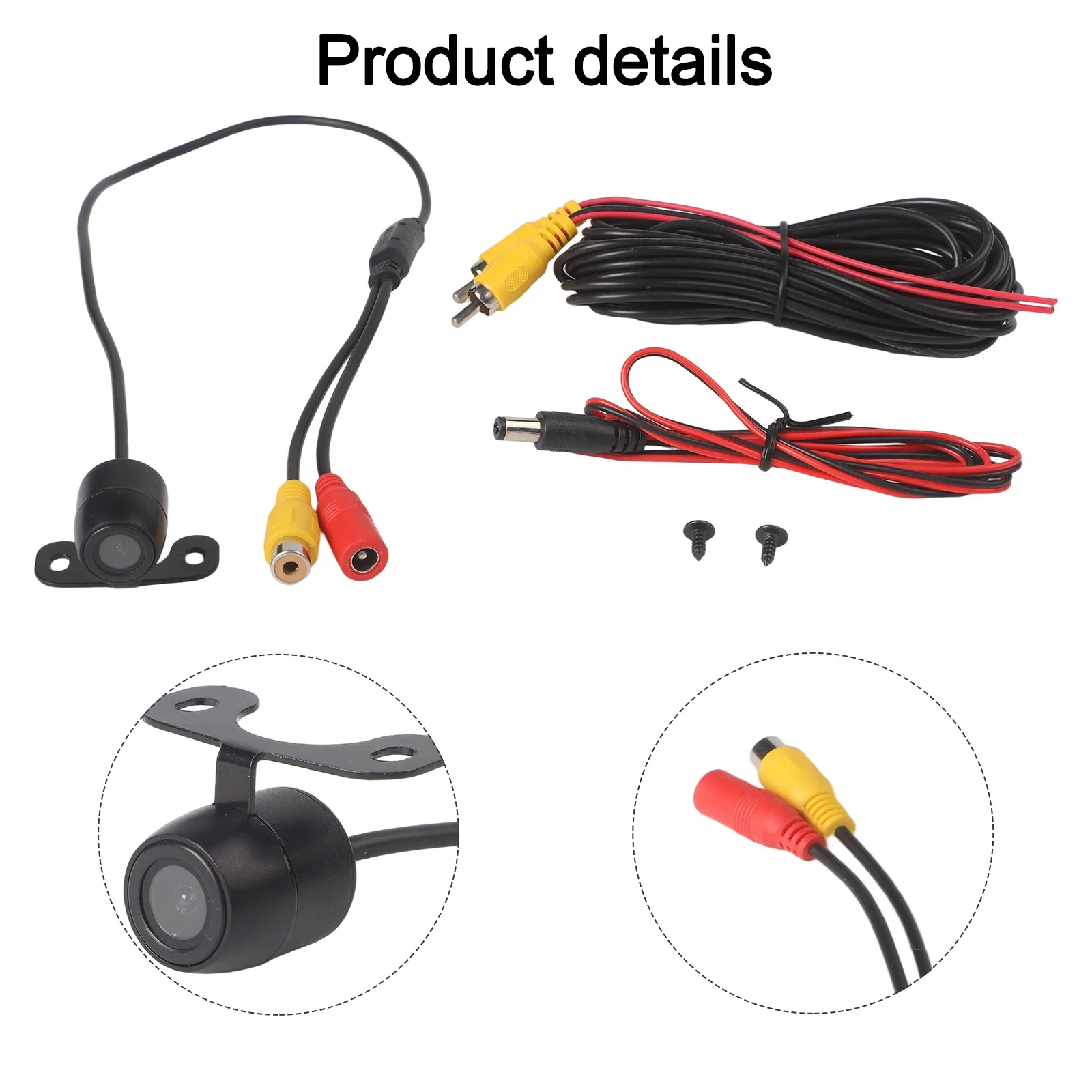 2018 Camera Car Waterproof Wide Viewing Reversing Trunk Handle For Toyota/Yaris/Vitz PAL/NTS Parking Rear View
