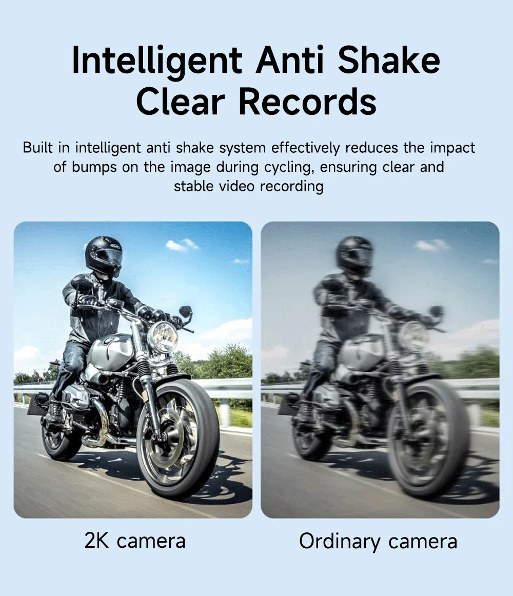 Front and Rear Camera For JIUYIN brand Motorcycle Screen Recorder Portable Navigation