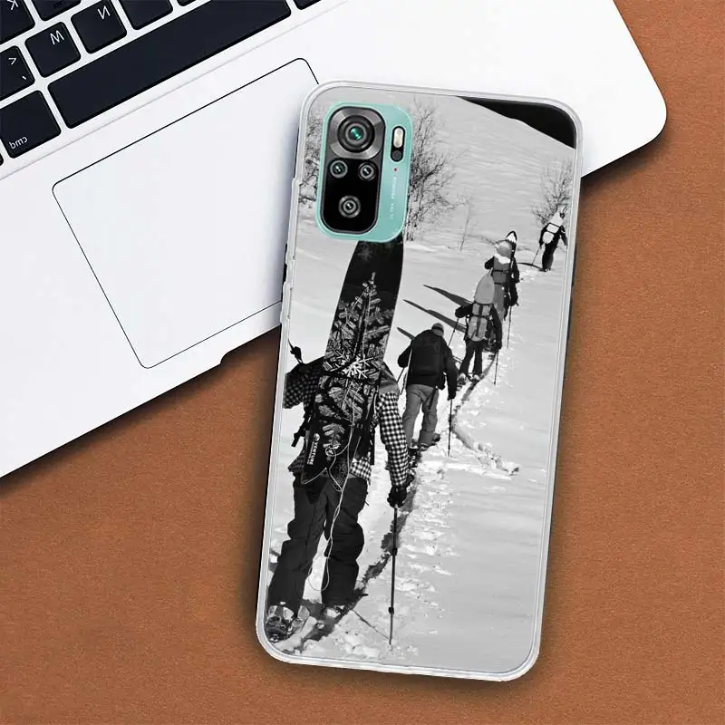 Adventure Snowboarding Extreme Phone Case For Xiaomi Poco M3 M4 M5 M5S X3 GT X4 F6 X5 X6 Pro F5 F4 F3 F2 F1 Mi CC9 Note 10 Lite