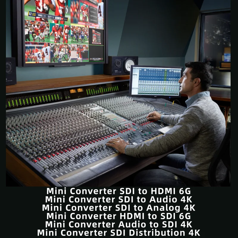 Blackmagic Design 6G-SDI Mini Converter Series 6G/SDI إلى الصوت/التناظري/التوزيع/UpDownCross HD/HDMI 6G/الألياف الضوئية