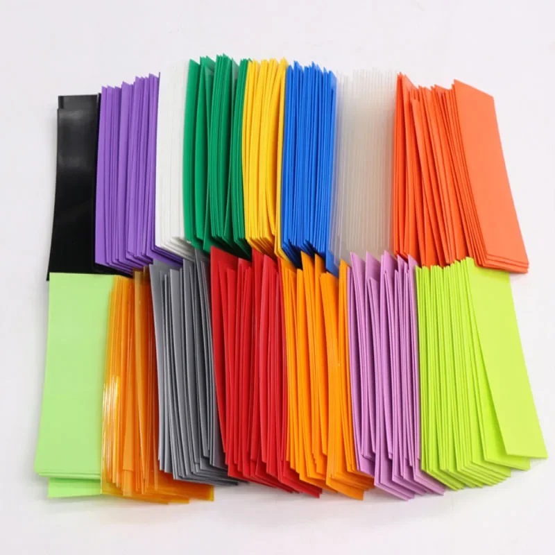 NO.5 AA Battery PVC Heat Shrink Tube  Film Wrap Protect Case Pack Wire Heat Shrink For Batteries  Width 23mm Length 53mm