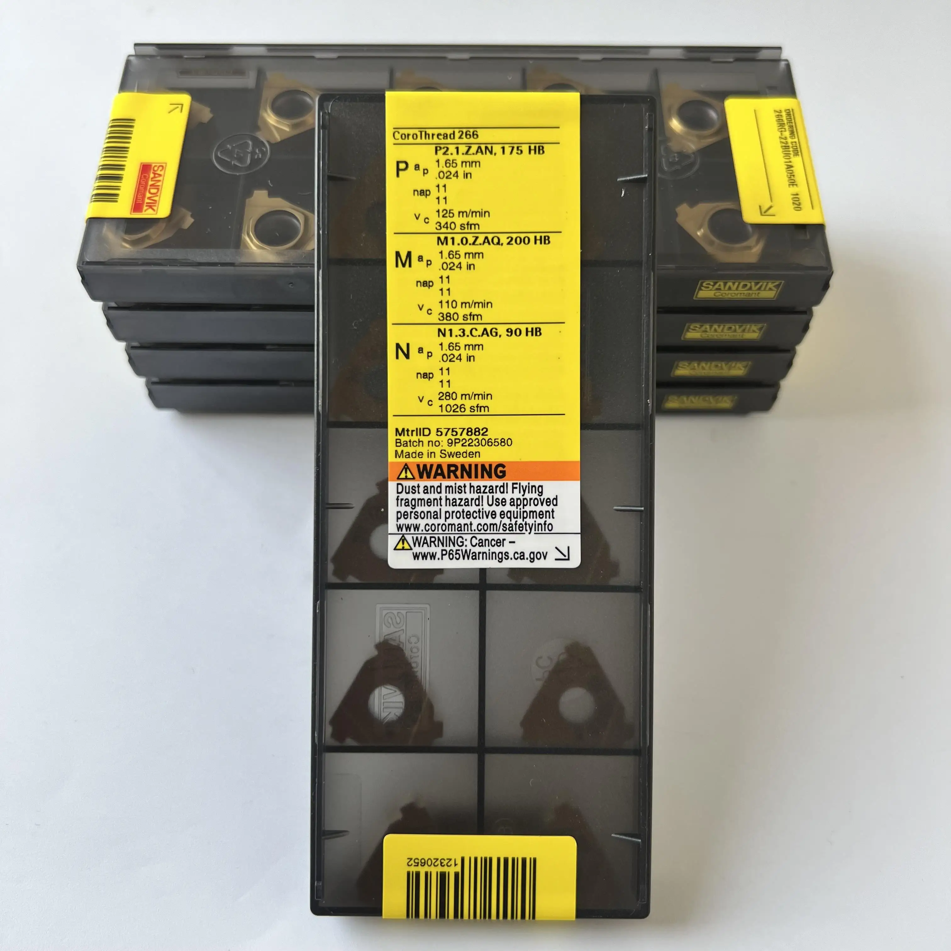 266RG-22BU01A050E 1020/hoja de carburo Original 10 Uds