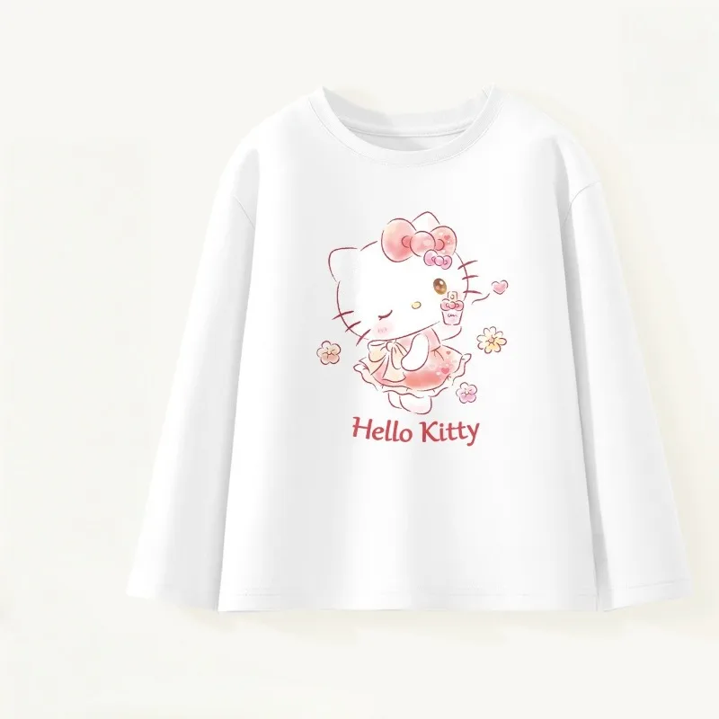 

Осенний наряд Hello Kitty с 3D принтом, новинка 2025, одежда для спорта и отдыха, осенняя быстросохнущая верхняя толстовка с капюшоном
