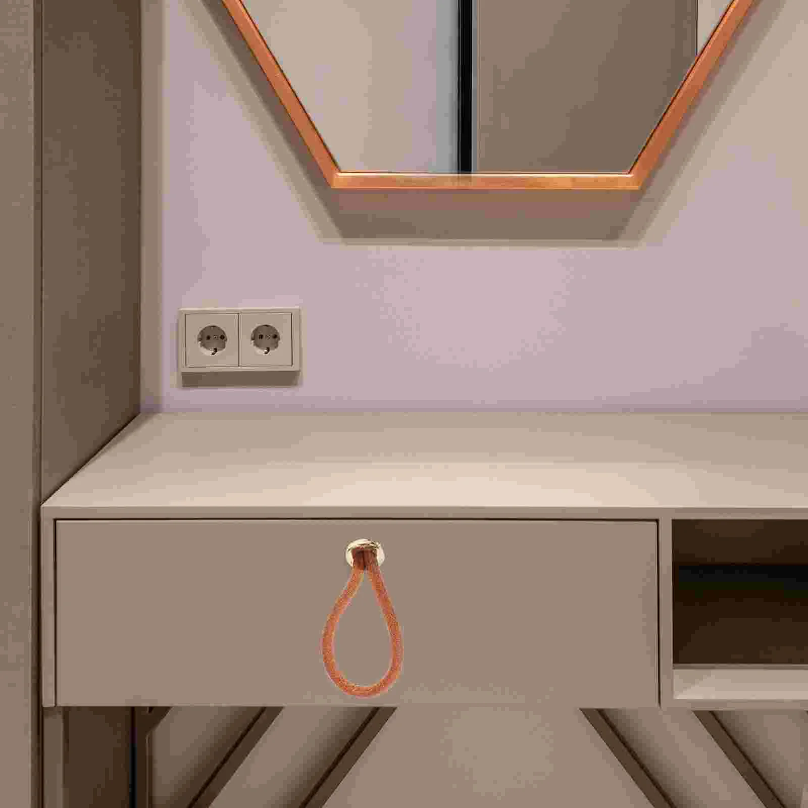 Pegangan pintu emas kabel tarik garasi kabinet pedesaan furnitur perangkat keras laci pengganti kayu kenop rumah pertanian
