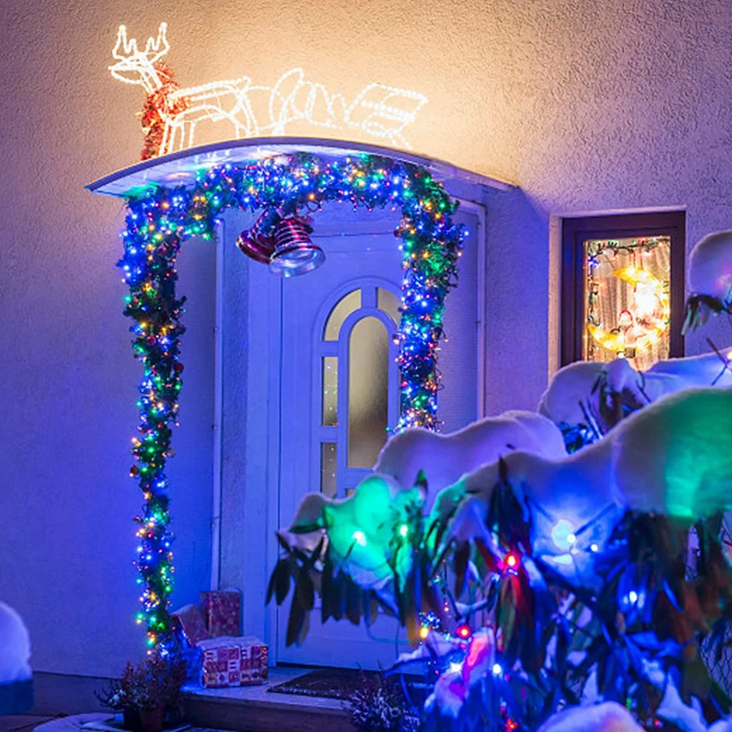 

Outdoor led solar tube lights coil tube copper wire lights waterproof light strips and garden atmosphere lights