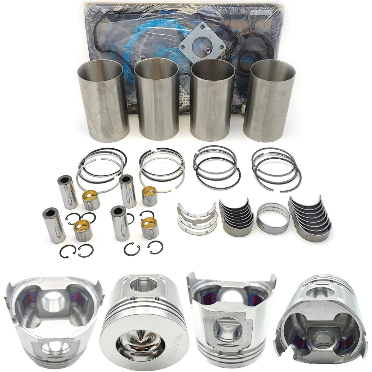 

4TNE84 Engine Overhaul Rebuild Kit (No valve set) Compatible For Yanmar 4TNE84 Engine John Deere Tractor 990 4500 4600 4020D