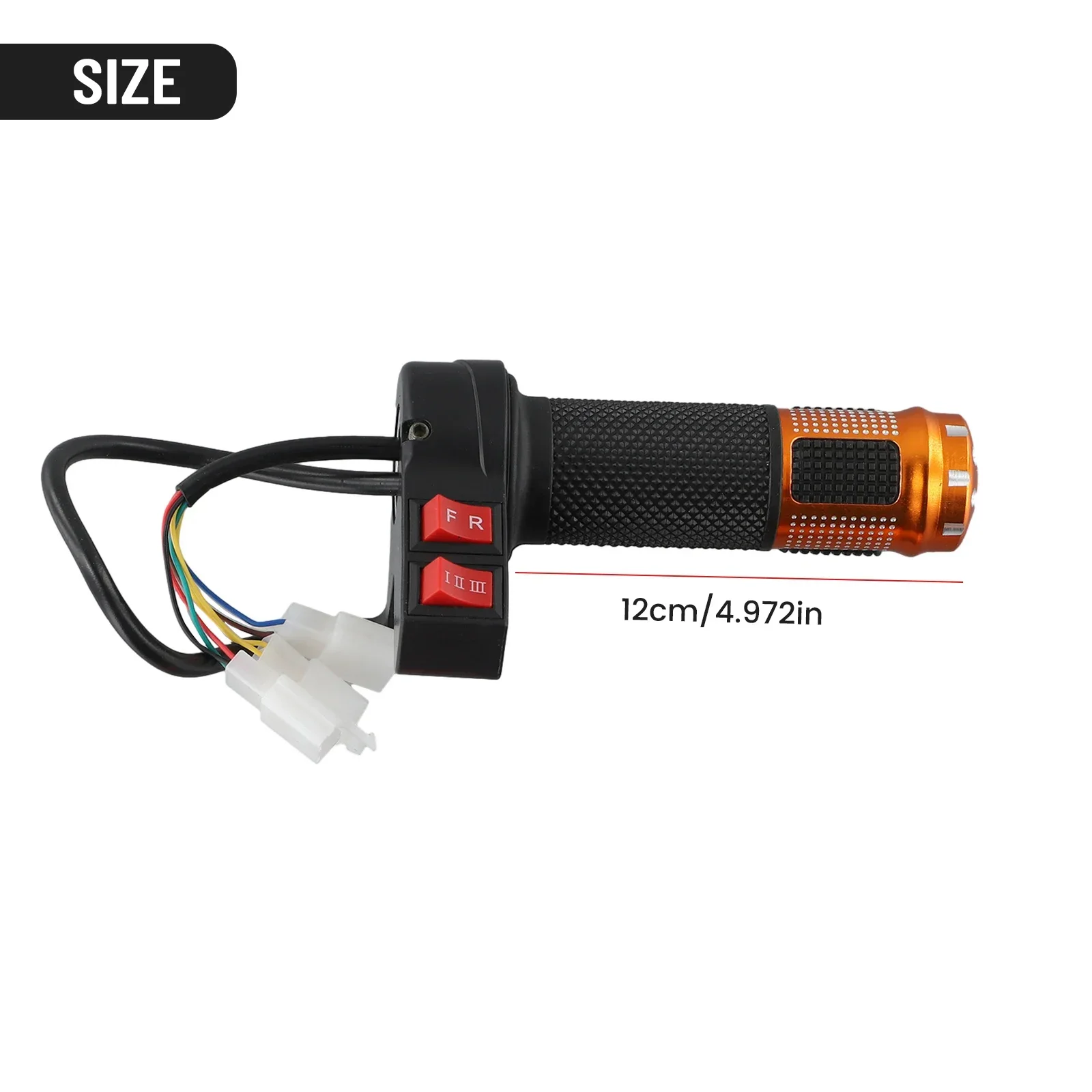 Handlebar Throttle Handle Grip Three-speed Horn Turn Handle Throttle Accelerator For Electric Scooter Motorcycle Non-slip 3color