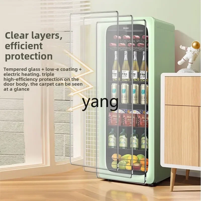 LMM موجة دخان منزلية خضراء 200 لتر خزانة حفظ طازجة للشاي الصغير