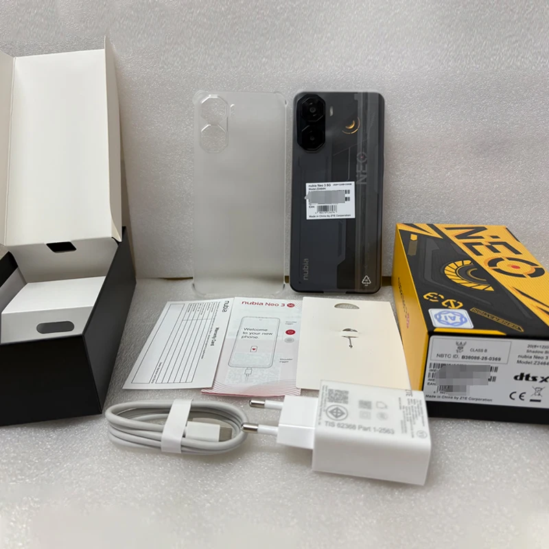 النسخة العالمية Nubia Neo 3 Z2464N T8300 6.8 "120 هرتز FHD + 2030*900 50MP + 2MP 33W شحن سريع بطارية 6000mAh NFC