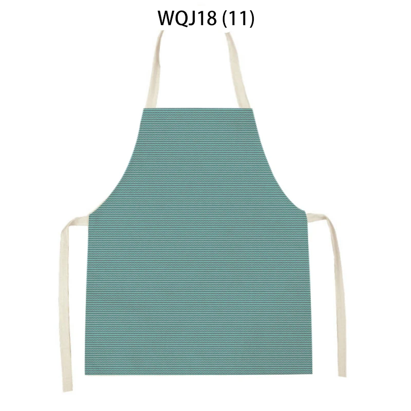 Plain Pattern Cleaning Home Kitchen Kitchen Apron Men And Women Oil-proof Waterproof Adult Waist Fashion Coffee Cleaning Apron