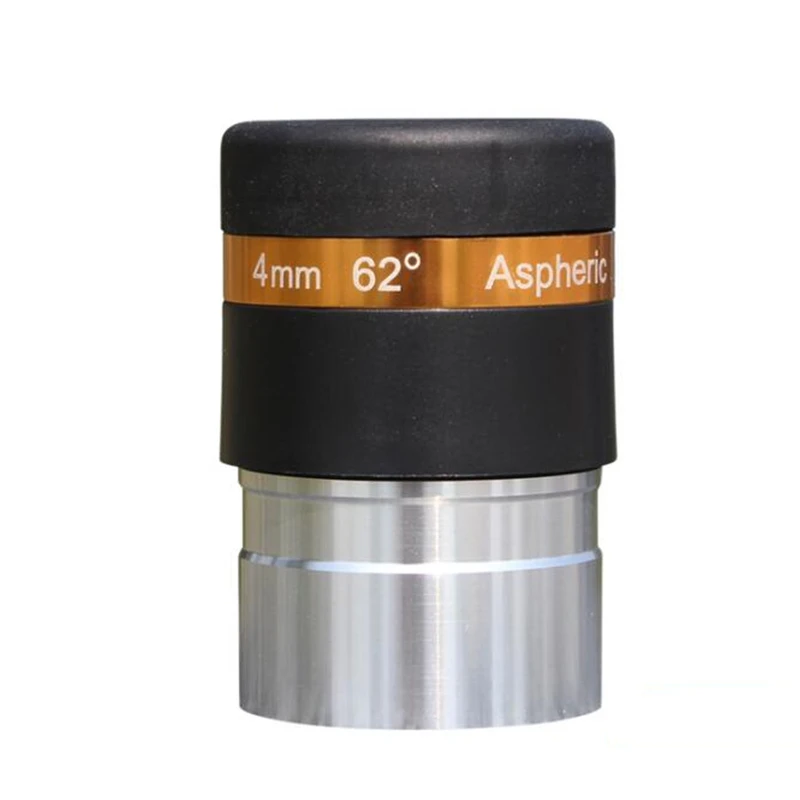 Agnicy Astronomical Telescope Accessories 1.25 Inches 62 Degree 4mm Full Metal Aspheric Wide Angle Eyepiece