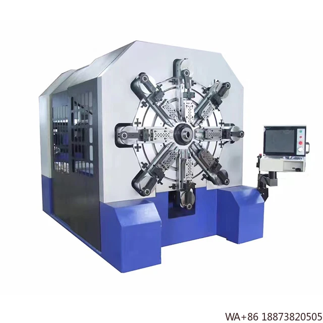 آلة تشكيل زنبركية لآلات تزوير المعادن الأوتوماتيكية لمحرك المحمل لصياغة عينات الربيع تتميز بمكونات أساسية