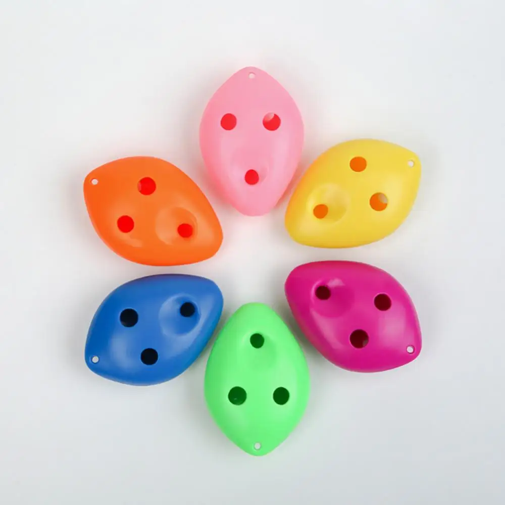 Scallop Shape 6 Holes Ocarina Plastic Treble C Ocarina Flute Kids Musical Toys Ocarina C Tone Classic Flute Musical Instrument