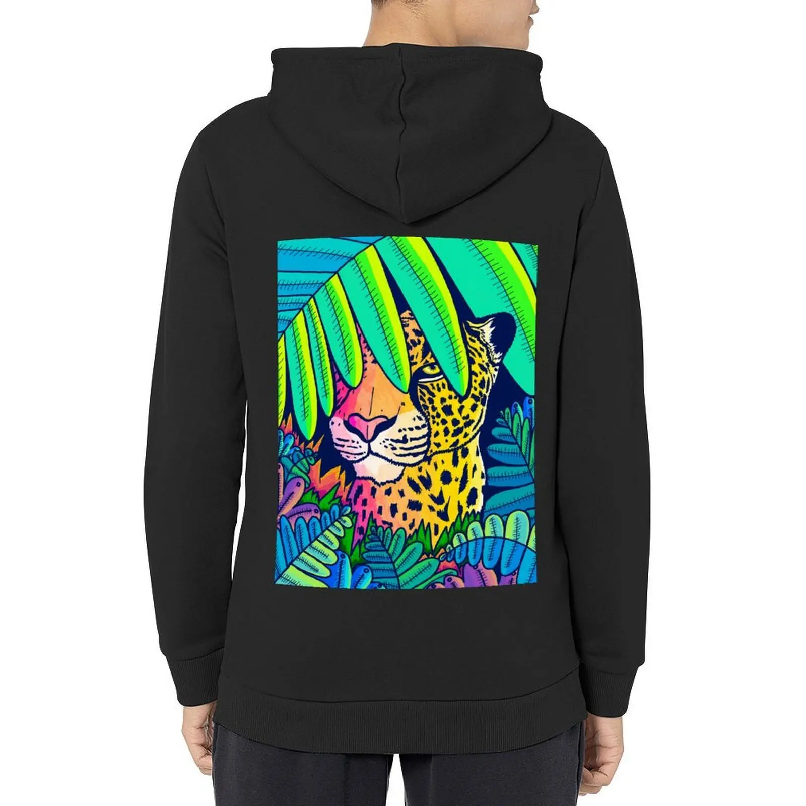 

Jungle leopard Hoodie aesthetic clothing men's clothes autumn autumn jacket men man hoodie
