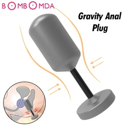 Anal Vagina Training Anal Plug Gravity Metal Anal Plug Sex Toys Butt Plug Small Anus Massager For Men Vagina Tightening Exercise