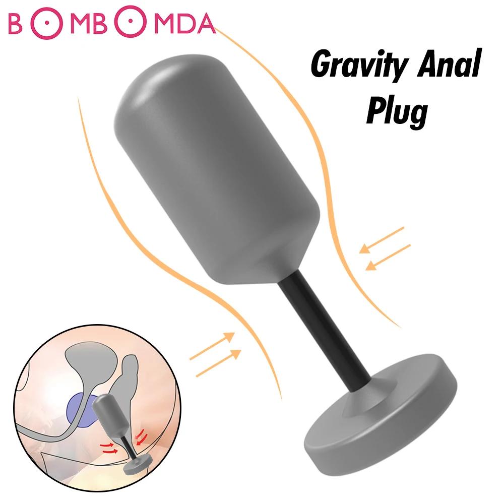 Anal Vagina Training Anal Plug Gravity Metal Anal Plug Sex Toys Butt Plug Small Anus Massager For Men Vagina Tightening Exercise