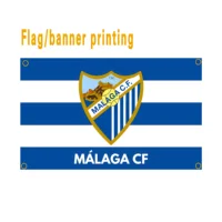Bandera Málaga CF para Aficionados, Decoración y Fútbol Español