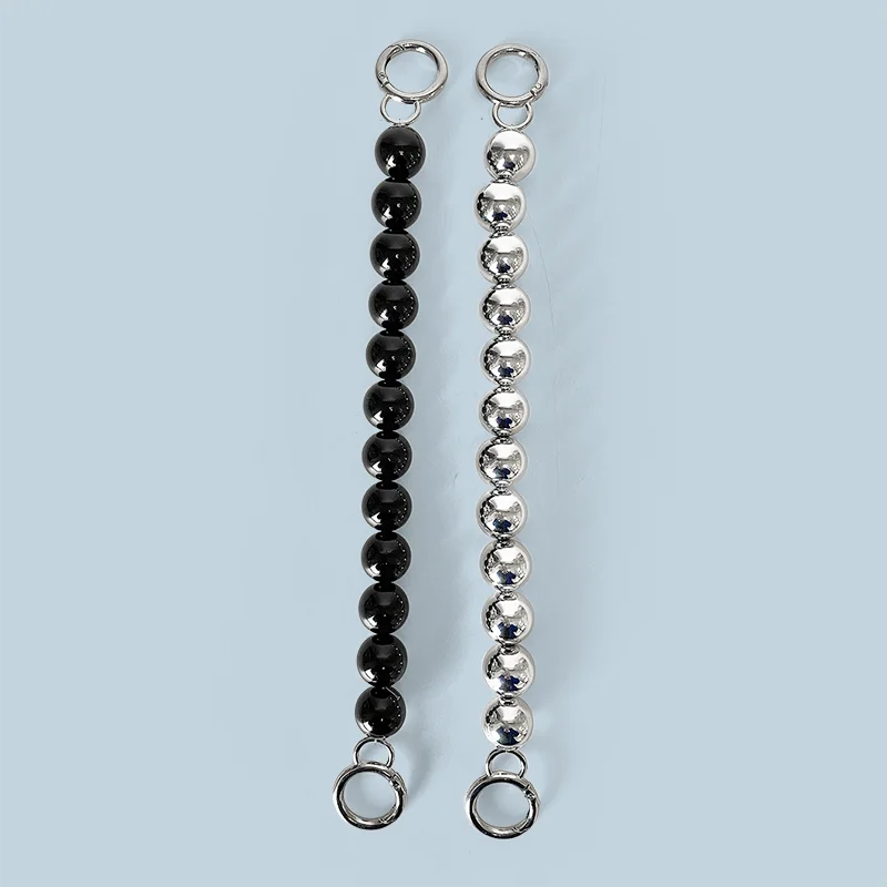 26 new retro and fashionable handmade woven circular buckle bead chain, hand-held chain, extended shoulder or crossbody chain
