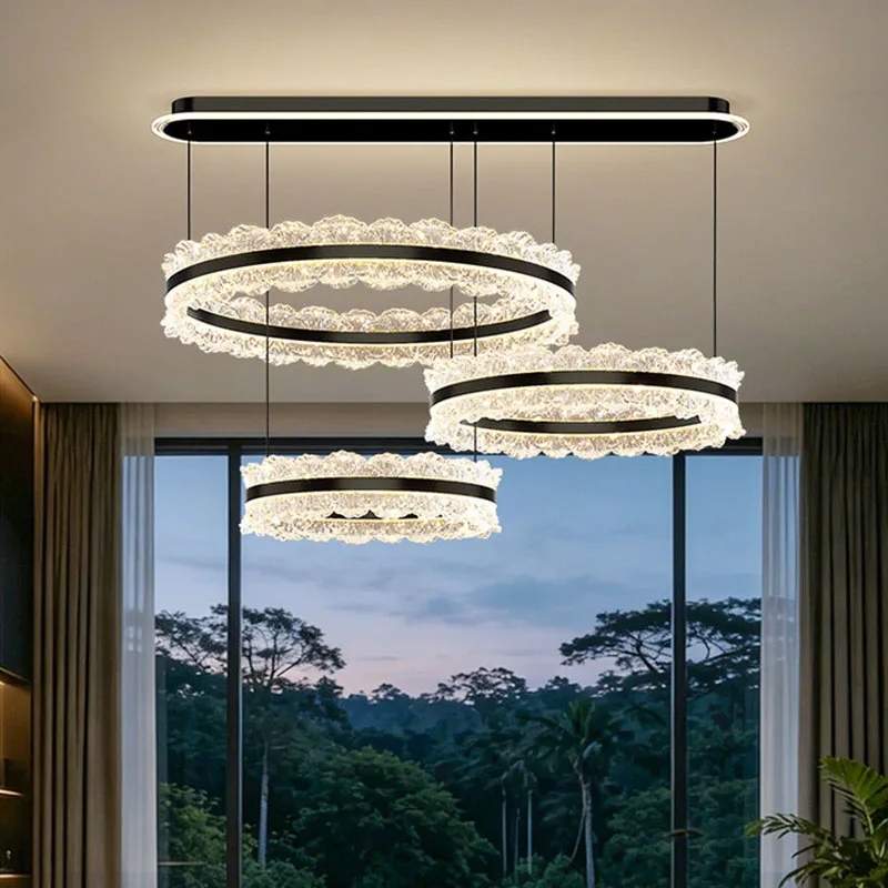 Nordic home decoration, stair chandelier, living room and dining room Pendant lights, ceiling light, indoor lighting