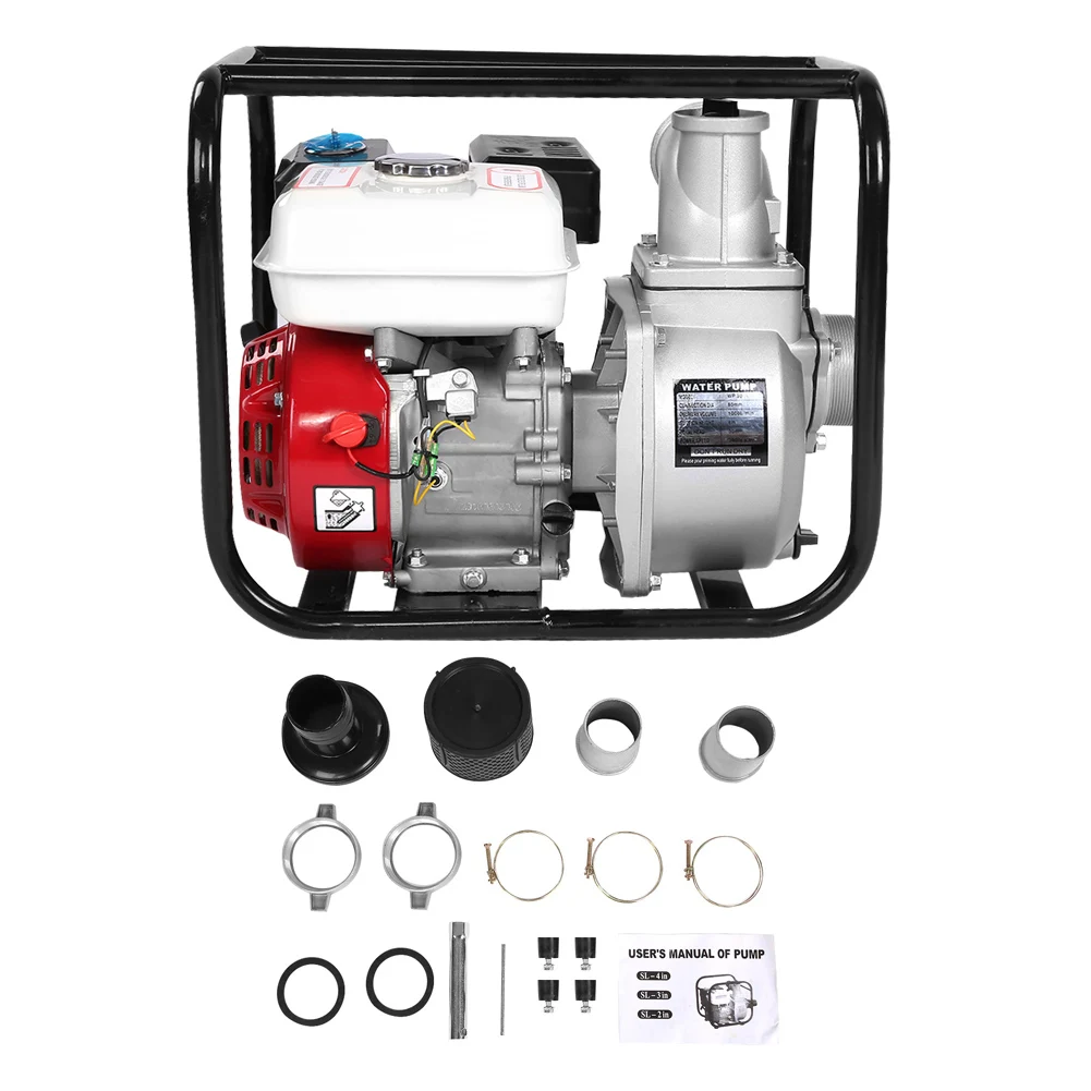

3in Petrol Gasoline Water Transfer Pump 6.5HP 7m Garden Irrigation Swimming Pool Cleaning Pump