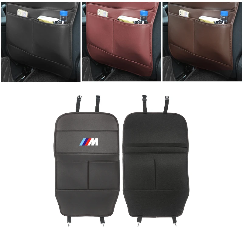 Car Accessories Seat Anti-Kick Mats Long Seatback Storage Protector Cover For BMW X1 X2 X3 X4 X5 X6 X7 G20 G30 6GT E46 E90 E60