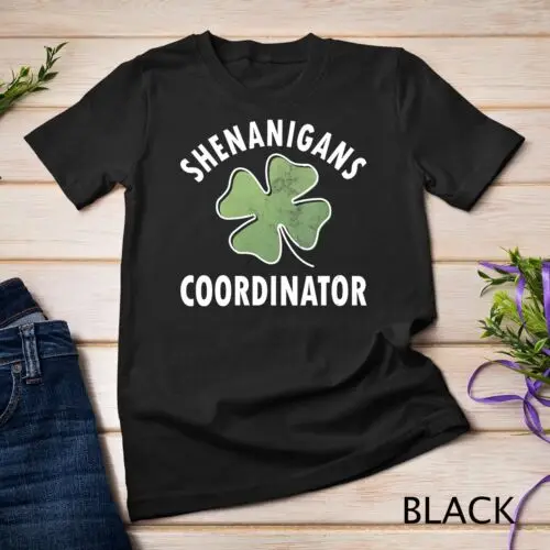 Womens Shenanigans Coordinator Shirt Saint Patricks Day Gift Unisex T-shirt