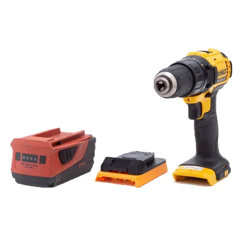 Imagem -02 - Conversor de Bateria para Hilti 22v B22 para Dewalt X-change Ozito 18v Adaptador de Bateria de Íon-lítio Acessórios para Ferramentas Elétricas