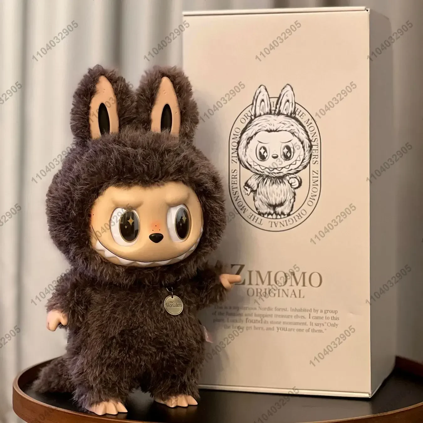 Original 58cm Big Zimomo The Monsters I Found You Genuine Big Action Figure Vinyl Face Plush Doll Figurine Desk Decoration Gift