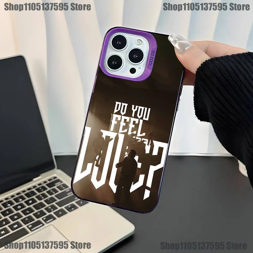 Rock Bad O-Omens Phone Case For iPhone 17,16,15,14,13,12,11,Mini,Pro,E,SE4,XS,MAX Purple Candy Matte Cover