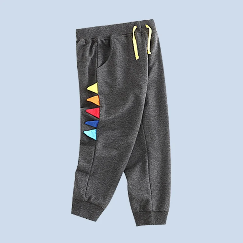 

2024New in Spring and Autumn Children Trendy Cool Casual Track Sweatpants Boys' Trousers Wholesale Children's Pants