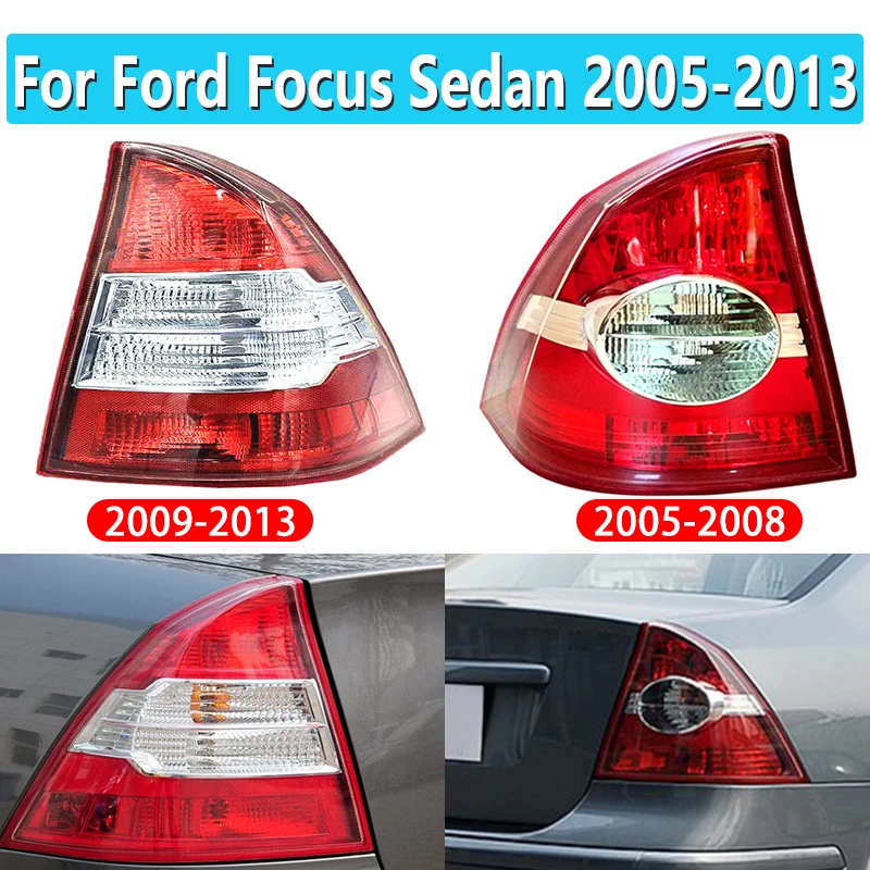 

For Ford Focus Sedan 2005 2006 2007 2008 2009 2010 2011 2012 2013 Rear Brake Tail Light Lamp Car Styling Accessories Assembly