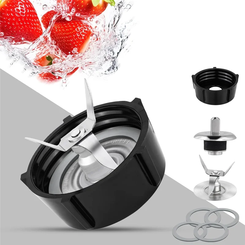 A76G-7Pcs Blender Replacement Parts For Oster, Blender Ice Blade With Jar Base Cap, Accessories For Oster Osterizer Blenders