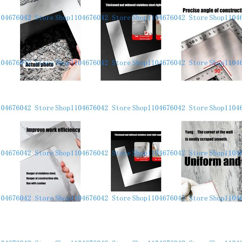 

5asd Sturdy Stainless Steel 90° Tool Sturdy Corner Ruler For Efficient Wall And Furniture Construction Tasks