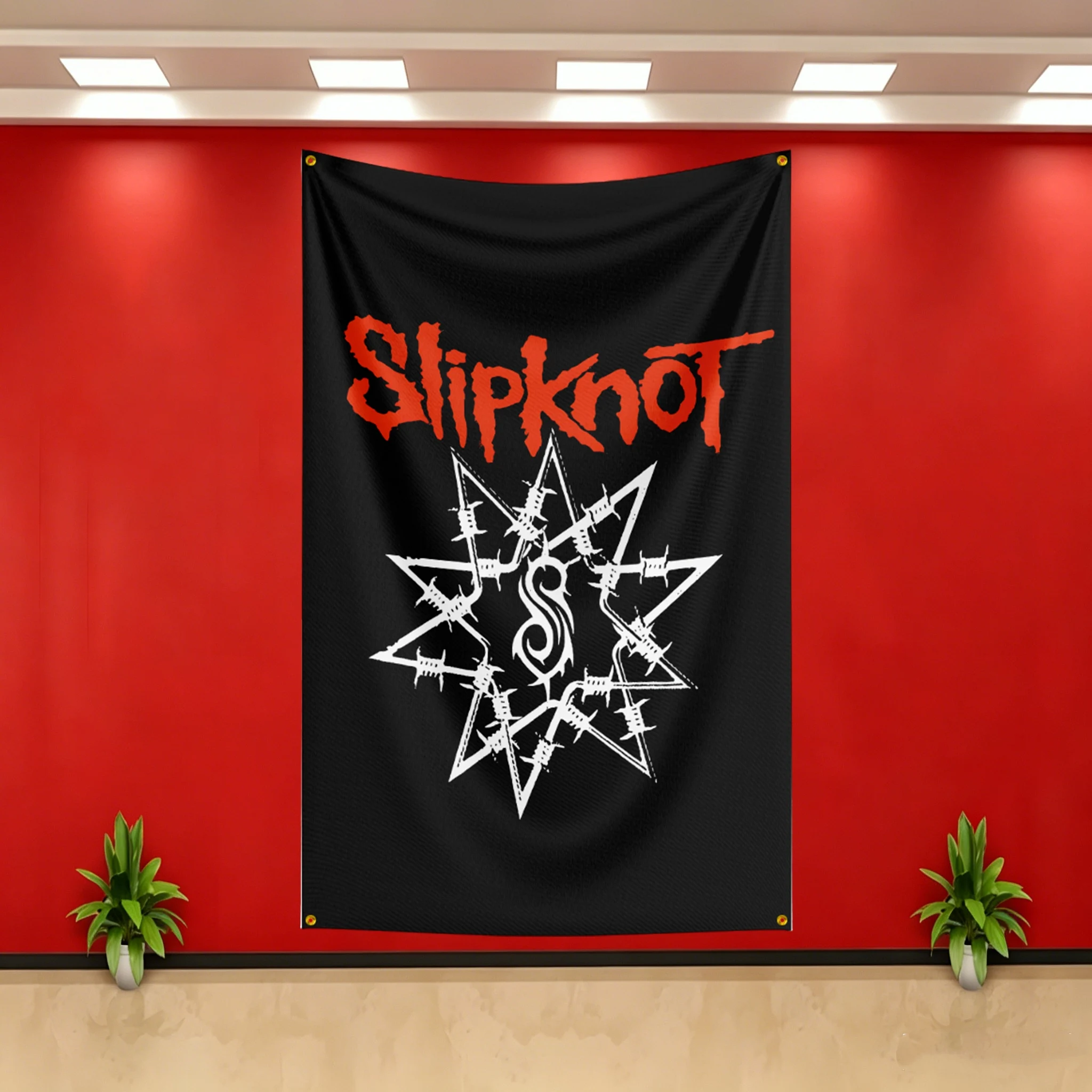 Music Band Slipknot Inspired Flag Banner for Bedroom Living Room Dorm Garage Wall Decor Tapestry Custom Advertising Flaga Gift