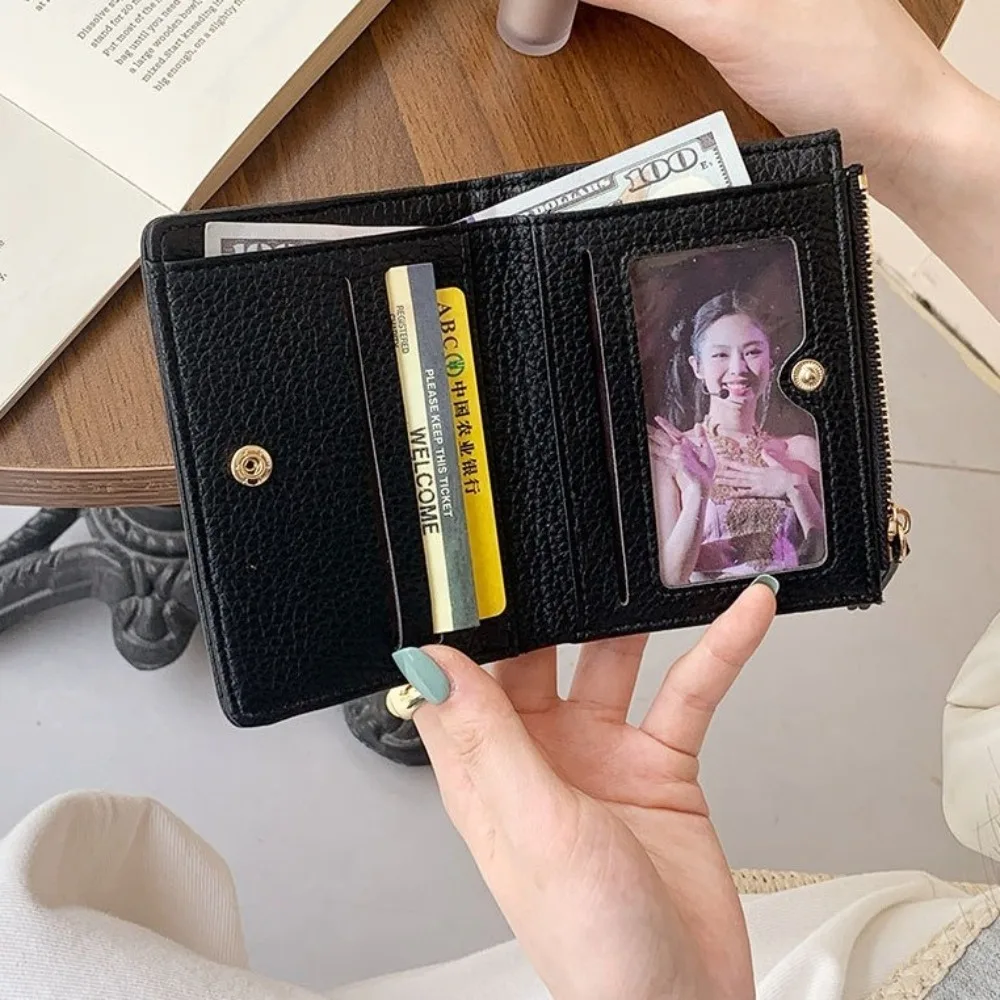 

New Floral Coin Purse Folding Portable Credit Card Holder Colorful Beads Mini Wallets Women