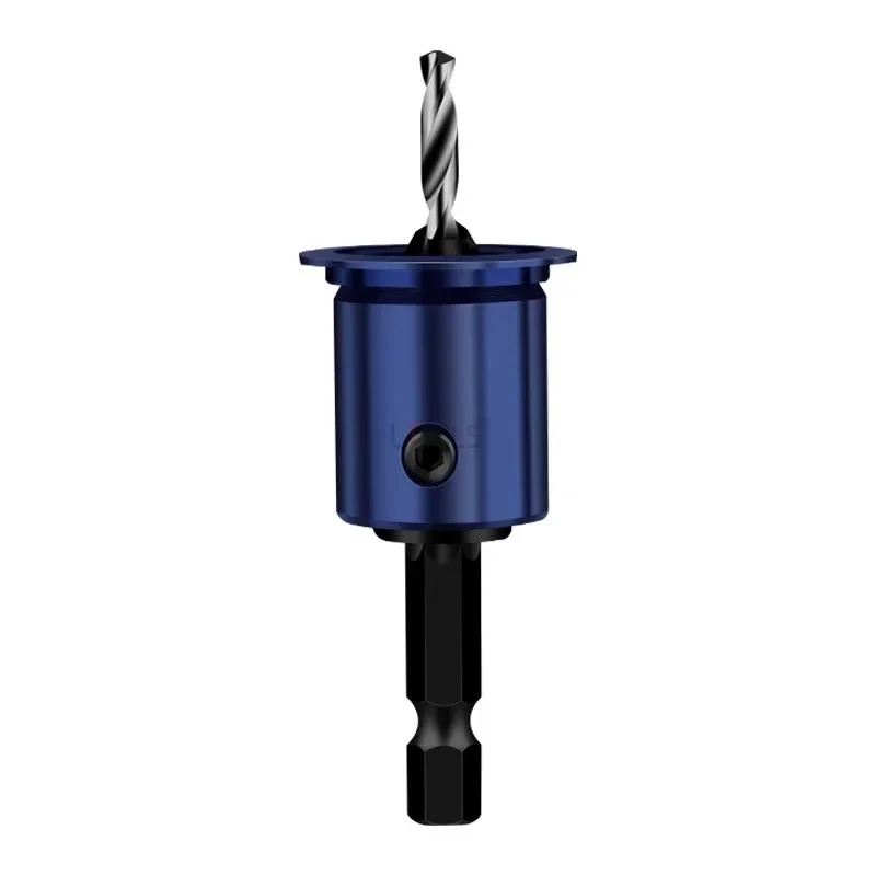 2.8-4.5mm Woodworking 2-in-1 HSS Router Bit Hexagonal Shank Carpentry Countersunk Drill Bit Limit Hole Opener Limit Sinking Bit