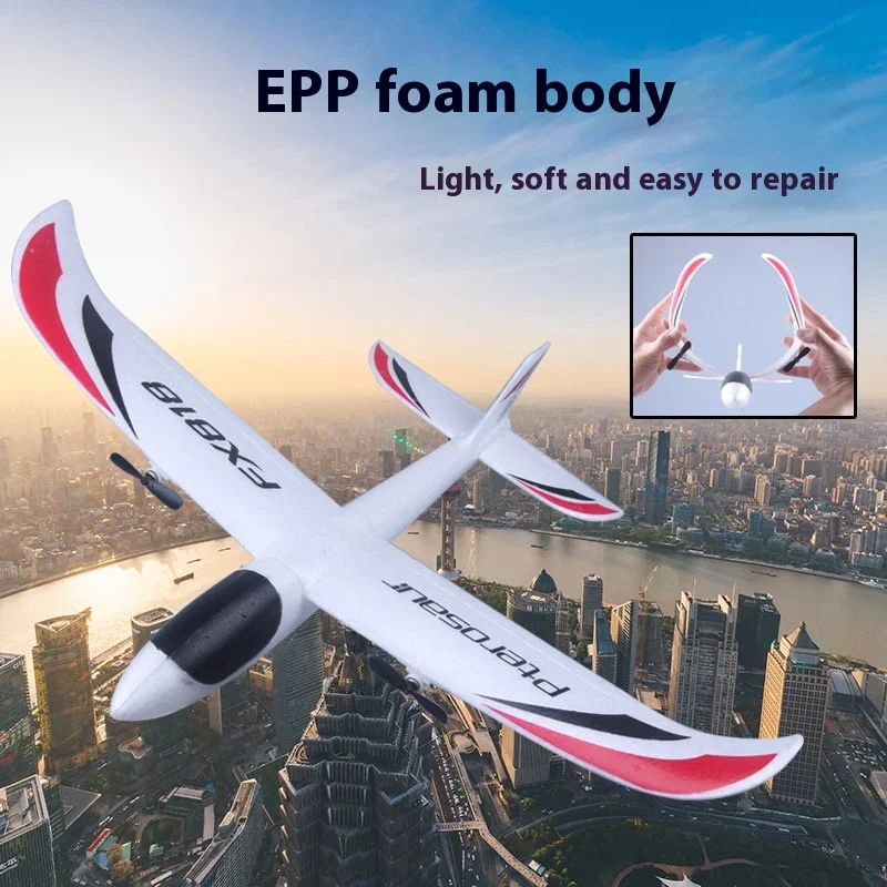 Remote Control Glider Fx-818 Foam Epp Fixed Wing Remote Control Aircraft Aircraft Model Toy Glider