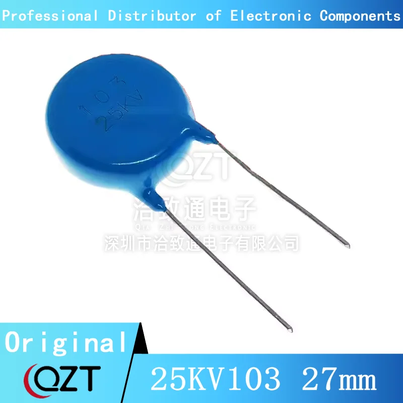 

5pcs/lot-10pcs/lot 25KV103 27mm 103M 25KV 10000PF 10nF 0.01UF 25KV103 CT81 High Voltage Ceramic capacitor