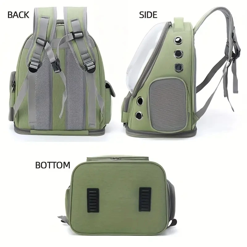 Portable Pet Carrier Backpack - Breathable, Comfortable, andStylish Bubble Bag for Cats and Dogs