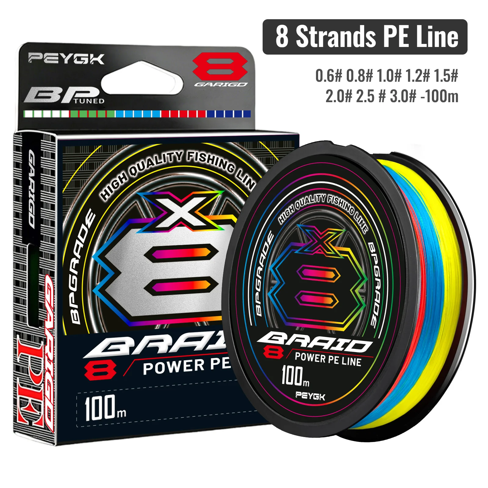 Fishing Equipment Bundle - Linha de Pesca Trançada PEYGK de