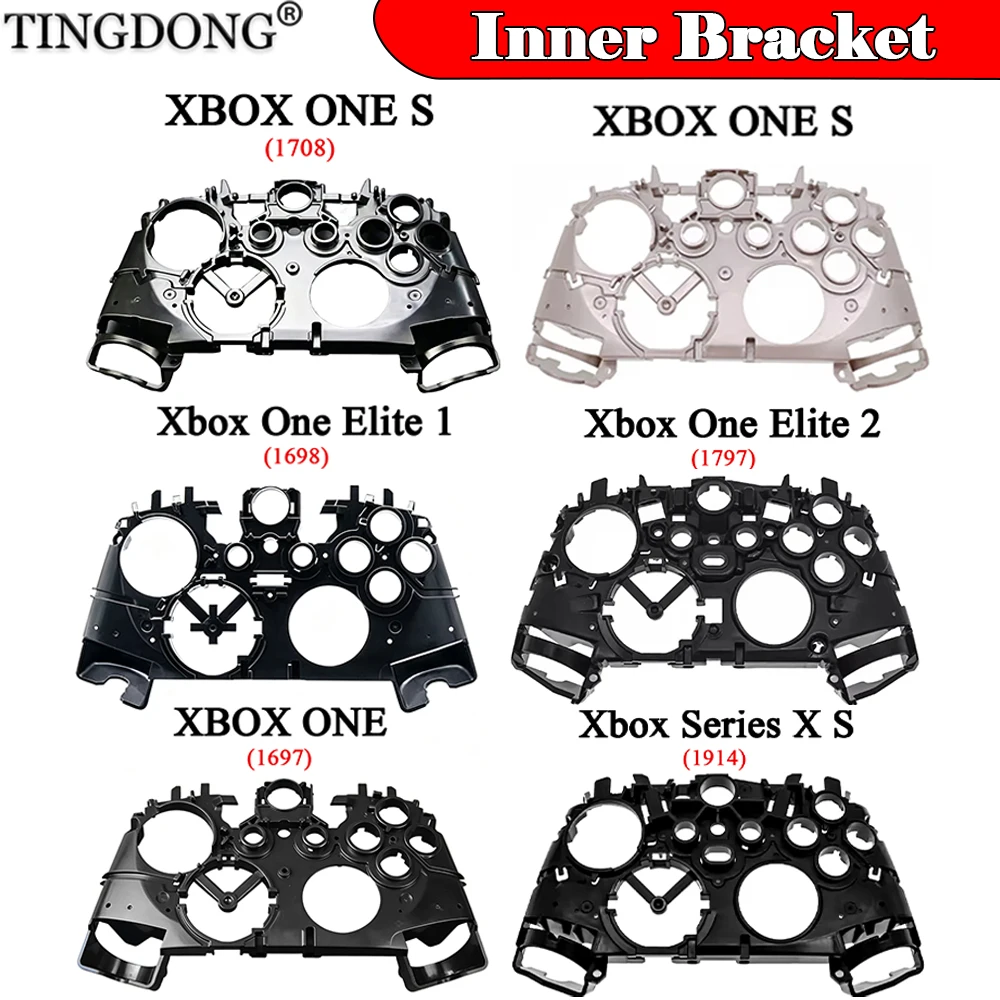 Internal Middle Frame Bracket For Xbox One S/X Elite 1/2 Controller, Gamepad Inner Housing Shell Board Stand Replacement Parts