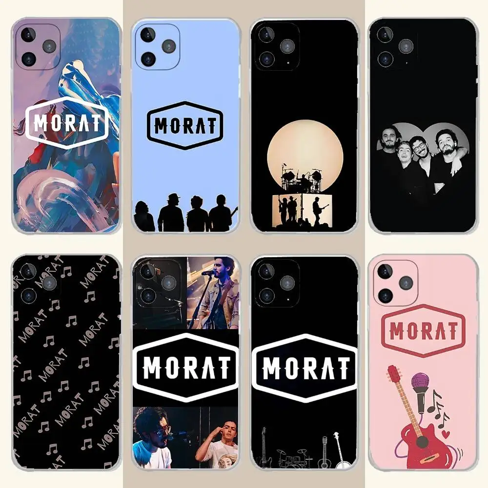 

M-MoratS Band Phone Case For iPhone 17,16,15,14,13,12,11 Pro,Max,Plus,X,XS,XR,SE4,E Mini Transparent Soft Cover